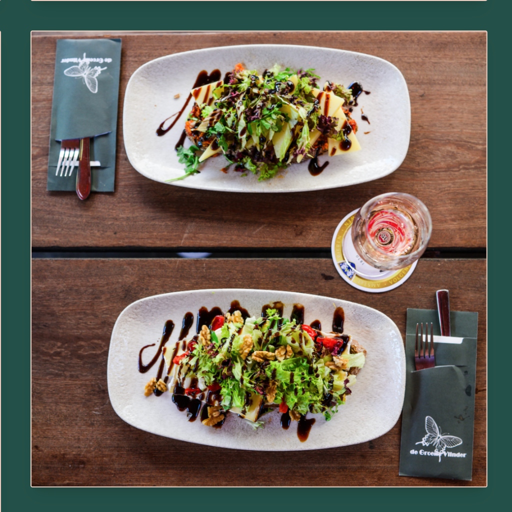 Lunchgerechten bij Café de Groene Vlinder